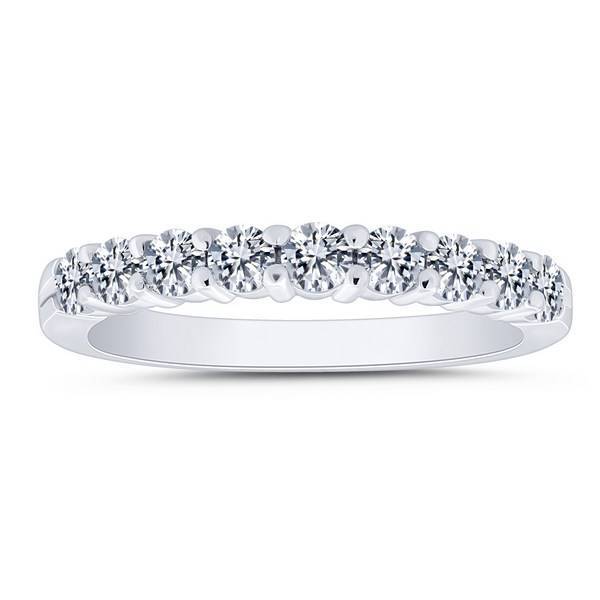 14k White Gold 0.75 ctw Anniversary Band