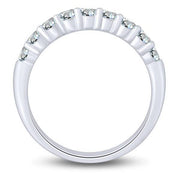 14k White Gold 0.75 ctw Anniversary Band