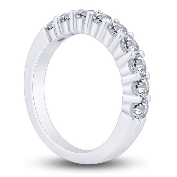 14K White Gold 1.00 ctw Diamond Anniversary Band