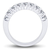 14k White Gold 1.00 ctw diamond Anniversary Band