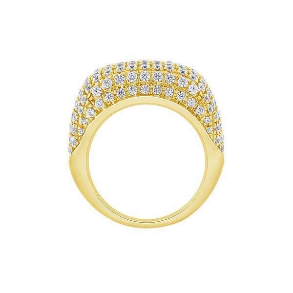 14K Yellow Gold 5 ctw Diamond Men'S Ring