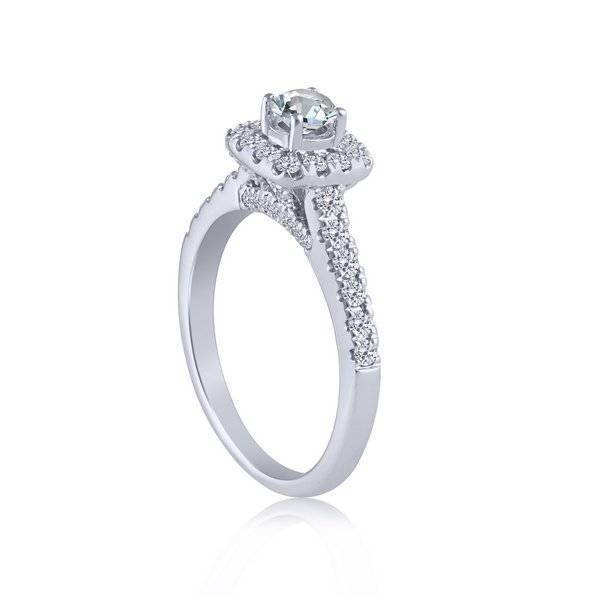 14K White Gold 1.00 CTW DIMAOND ENGAGEGMENT RING