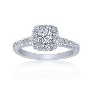 14K White Gold 1.00 CTW DIMAOND ENGAGEGMENT RING