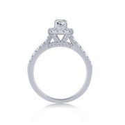 14K White Gold 1.00 CTW DIMAOND ENGAGEGMENT RING