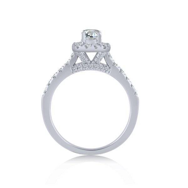 14K White Gold 1.00 CTW DIMAOND ENGAGEGMENT RING