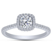 14K White Gold 1.00 ctw Diamond Engagement Ring