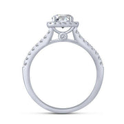 14K White Gold 1.00 ctw Diamond Engagement Ring