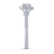 14K White Gold 1.00 ctw Diamond Engagement Ring