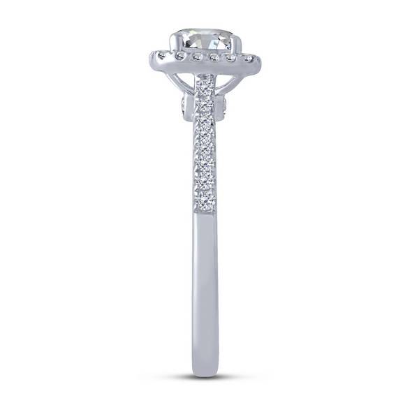 14K White Gold 1.00 ctw Diamond Engagement Ring