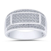 10k white gold 1.00 ctw Diamond Men's Band
