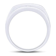 10k white gold 1.00 ctw Diamond Men's Band