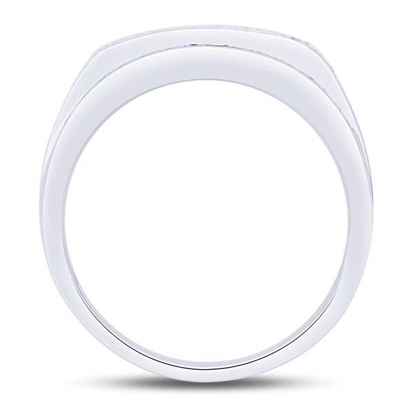 10k white gold 1.00 ctw Diamond Men's Band