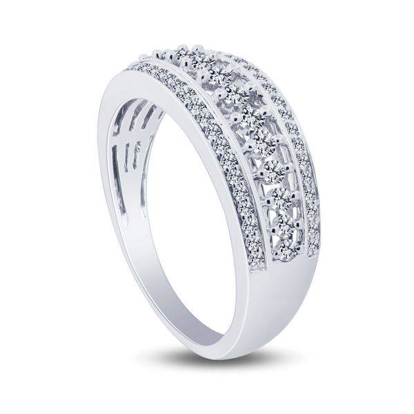 14K White Gold 0.50 ctw Diamond Anniversary Band