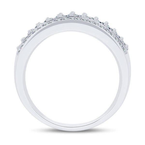 10k white gold 0.50 ctw Diamond anniversary band