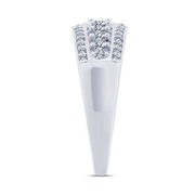 10k white gold 0.50 ctw Diamond anniversary band