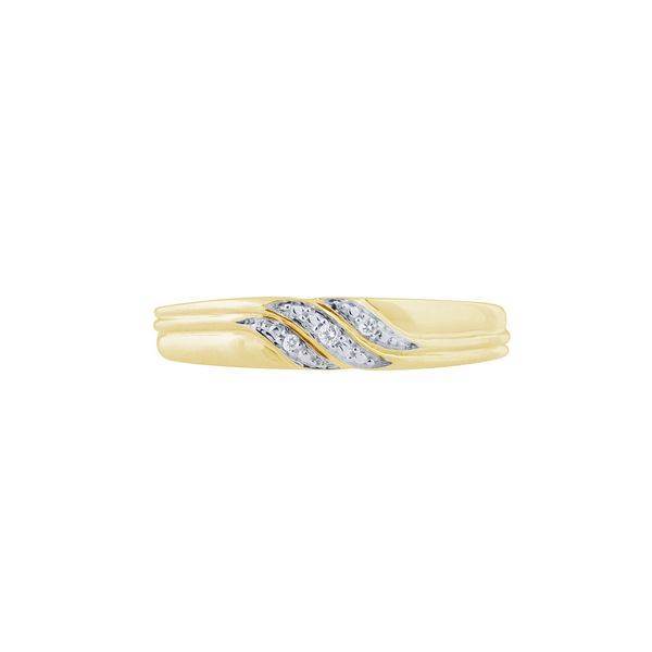 10k Yellow Gold 0.10 ctw Diamond Trio set