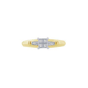 10k Yellow Gold 0.10 ctw Diamond Trio Set