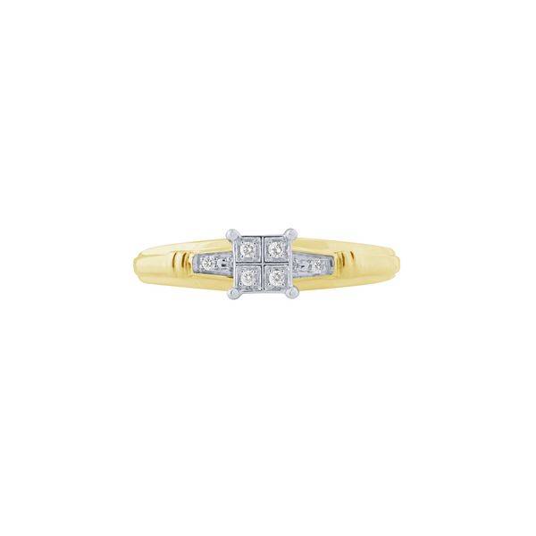 10k Yellow Gold 0.10 ctw Diamond Trio Set