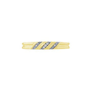 10k Yellow Gold 0.10 ctw Diamond Trio set