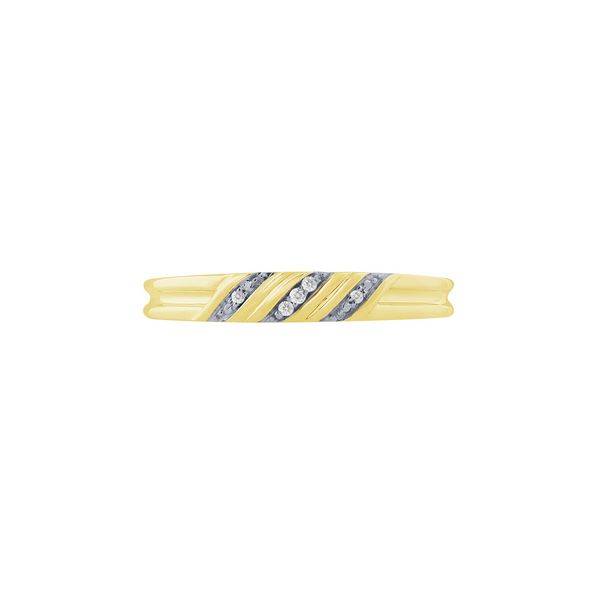 10k Yellow Gold 0.10 ctw Diamond Trio set