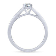 14K WHITE GOLD 0.50 ctW Diamond Solitaire Ring