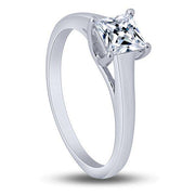 14K white gold 0.75 Ctw Diamond Solitaire Ring