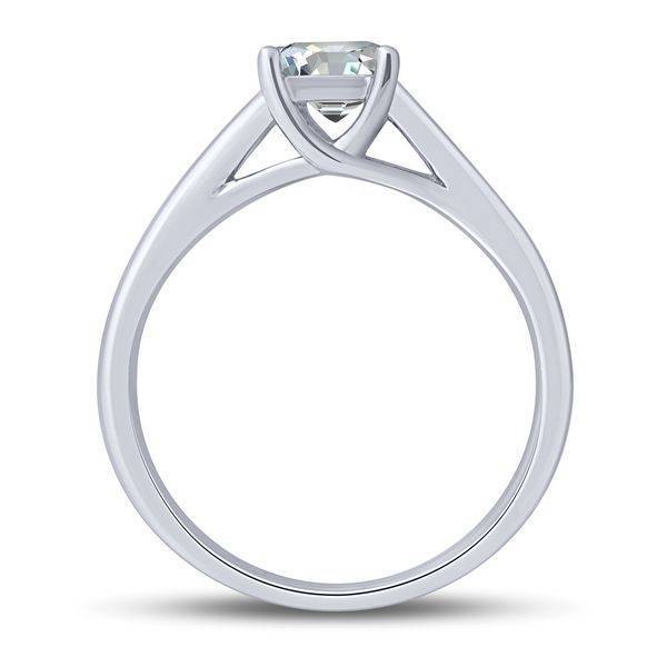14K white gold 0.75 Ctw Diamond Solitaire Ring