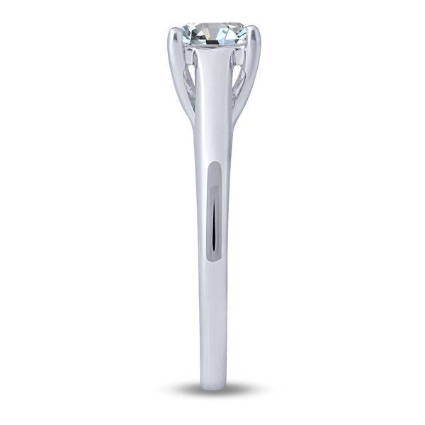 14K white gold 0.75 Ctw Diamond Solitaire Ring