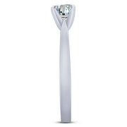 14K WHITE GOLD 0.50 CTW DIAMOND Solitaire Ring