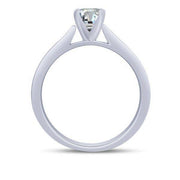 14K WHITE GOLD 0.50 CTW DIAMOND Solitaire Ring