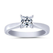 14K WHITE GOLD 1 CTW DIAMOND Solitaire Ring