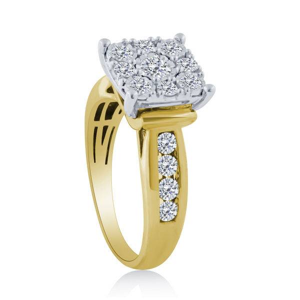14K Yellow Gold 1.00 ctw Diamond Engagement Ring