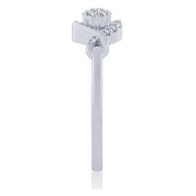 10K WHITE GOLD 0.13 CTW Diamond Infinity Promise Ring