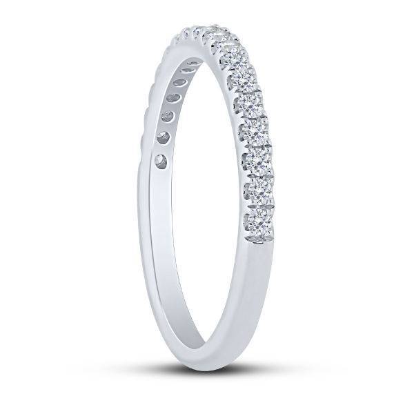 14K White Gold 0.33 ctw Diamond Anniversary Band