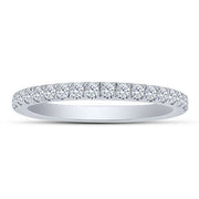 14k White Gold 0.33 ctw Diamond Anniversary Band