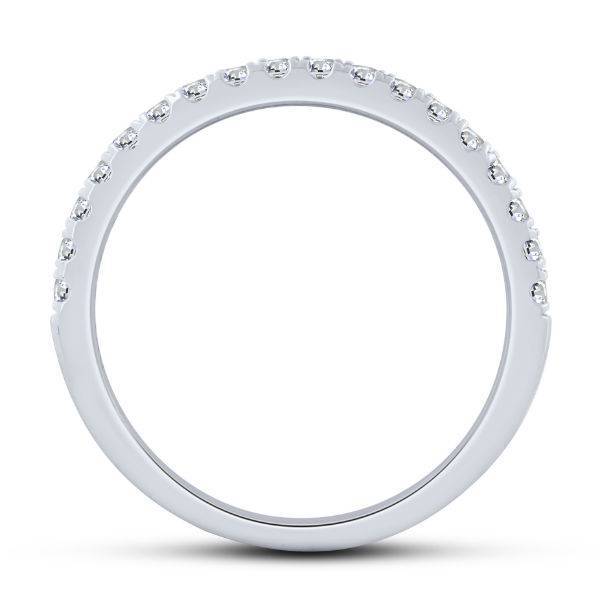14k White Gold 0.33 ctw Diamond Anniversary Band