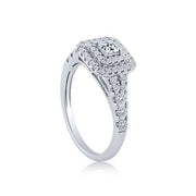 14K WHITE GOLD 1.00 CTW Diamond Solitaire Bridal Set