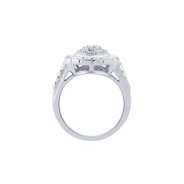 10K White Gold 0.75 ctw Diamond Engagement Ring