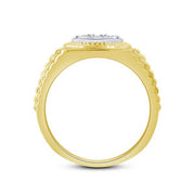 14k yellow Gold 0.50 ctw Diamond men's Ring