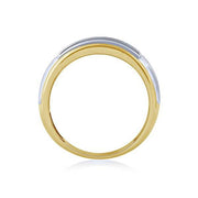 14k yellow Gold 1.50 ctw Diamond men's Ring