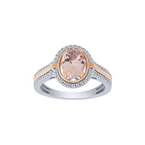 925 Silver Rose Gemstone Colored Stone Ring