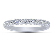 14k White Gold 0.50 ctw Diamond Anniversary Band