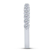14k White Gold 0.50 ctw Diamond Anniversary Band