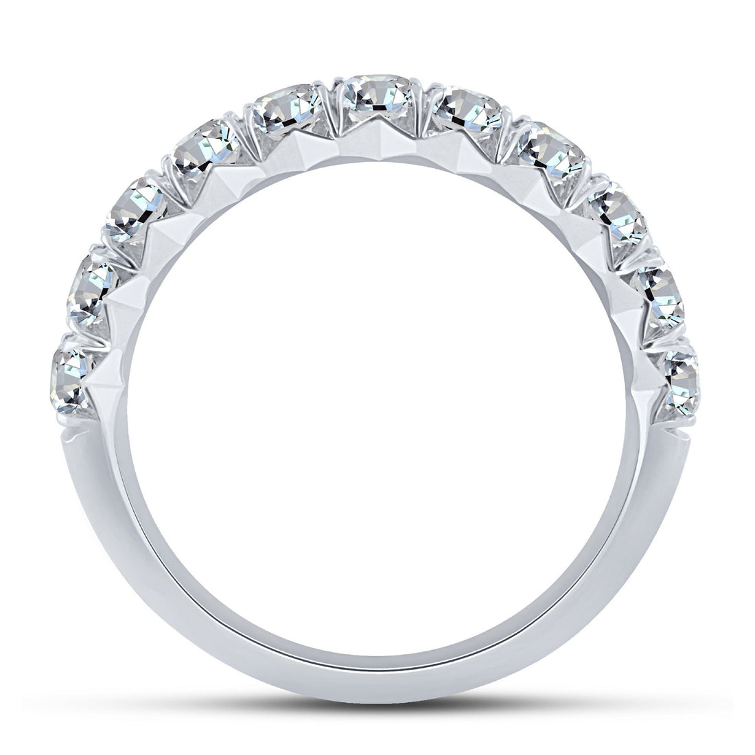 14K White Gold 1.00 ctw Diamond Band