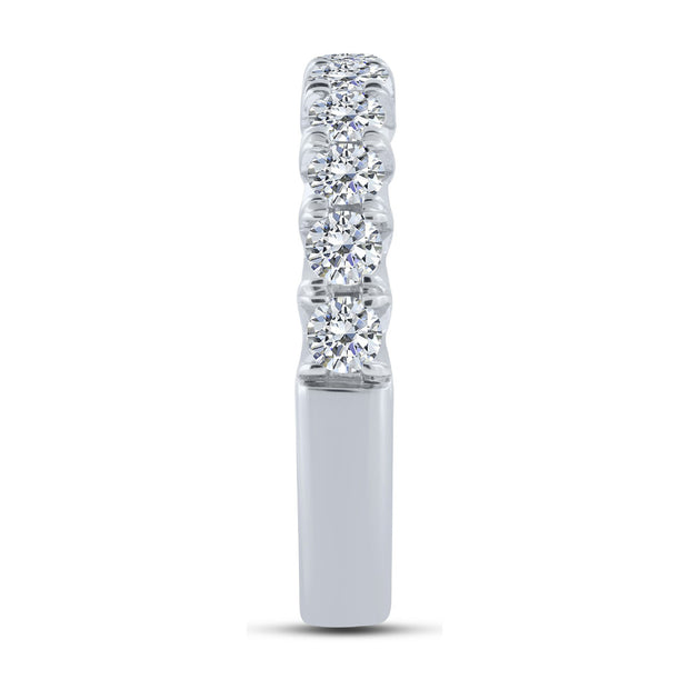 14K White Gold 1.00 CTW Diamond Band