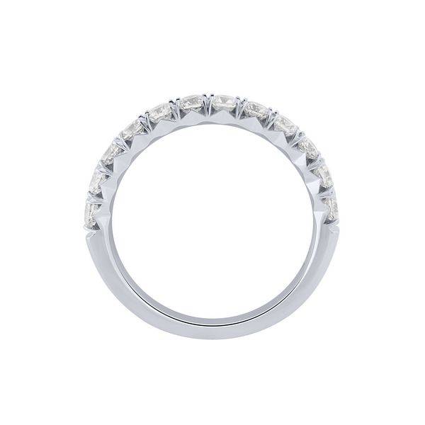 14K White Gold 0.75 ctw Diamond Anniversary Band