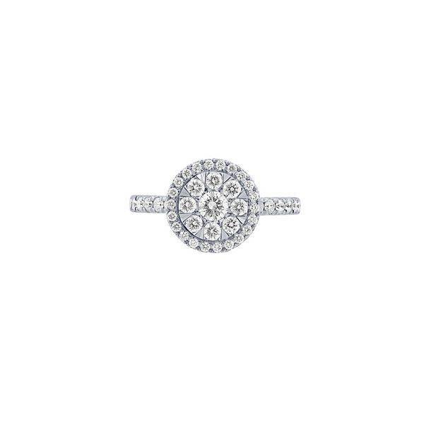 14k White Gold 2.00 ctw Round Diamond Bridal Set