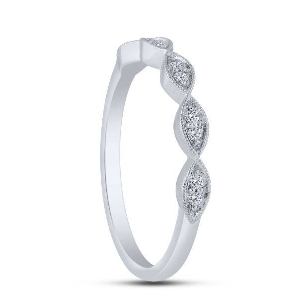 14K WHITE GOLD 1.00 CTW Diamond ROUND Bridal Set