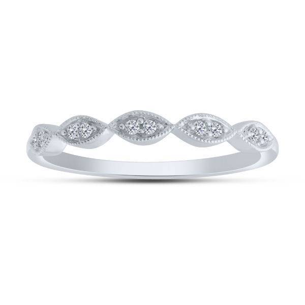 14K WHITE GOLD 0.38 CTW Diamond Composite Bridal Set
