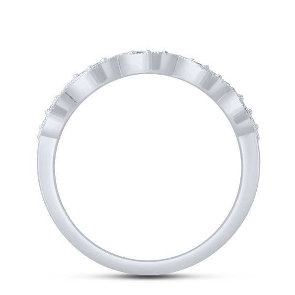 14K WHITE GOLD 0.38 CTW Diamond Composite Bridal Set